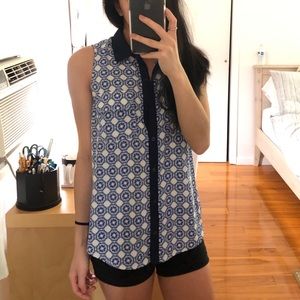 Forever 21 button down blouse size small